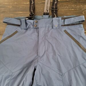 Polar Edge Men’s XL Snow Pants with Suspenders Winter Ski Snowboard Insulated